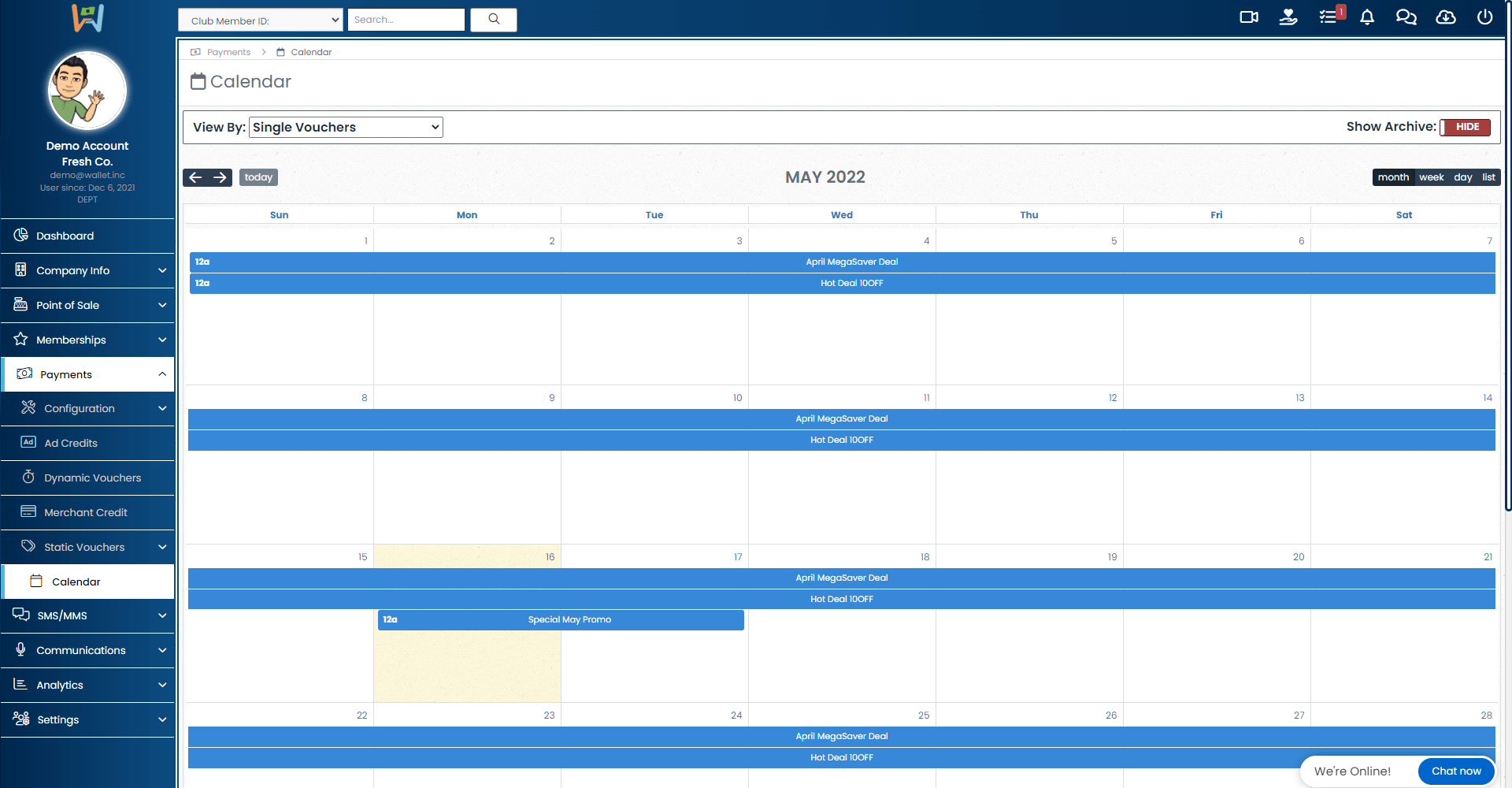 Put your campaigns on autopilot and track them using your calendar